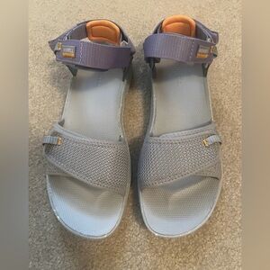 Merrell Paloma Women’s 8 Sport Sandals Gray Purple Outdoor Comfort Walking